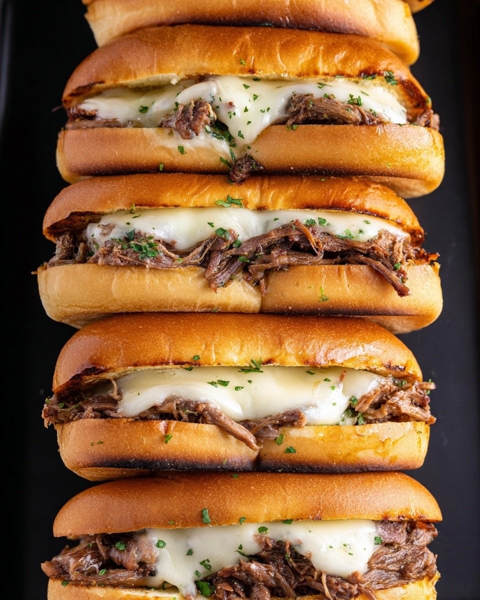 Slow Cooker French Dip Sandwich Recipe - Recipe Image — Slow Cooker French Dip Sandwich, French Dip Sandwich Recipe, Easy Beef Sandwiches, Comfort Food Recipes, Slow Cooker Sandwich Ideas