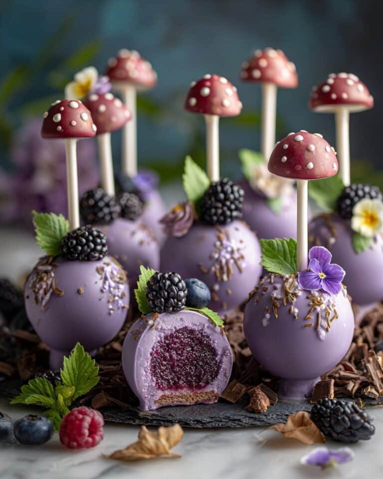 Forbidden Forest Blackberry Cheesecake Pops Recipe