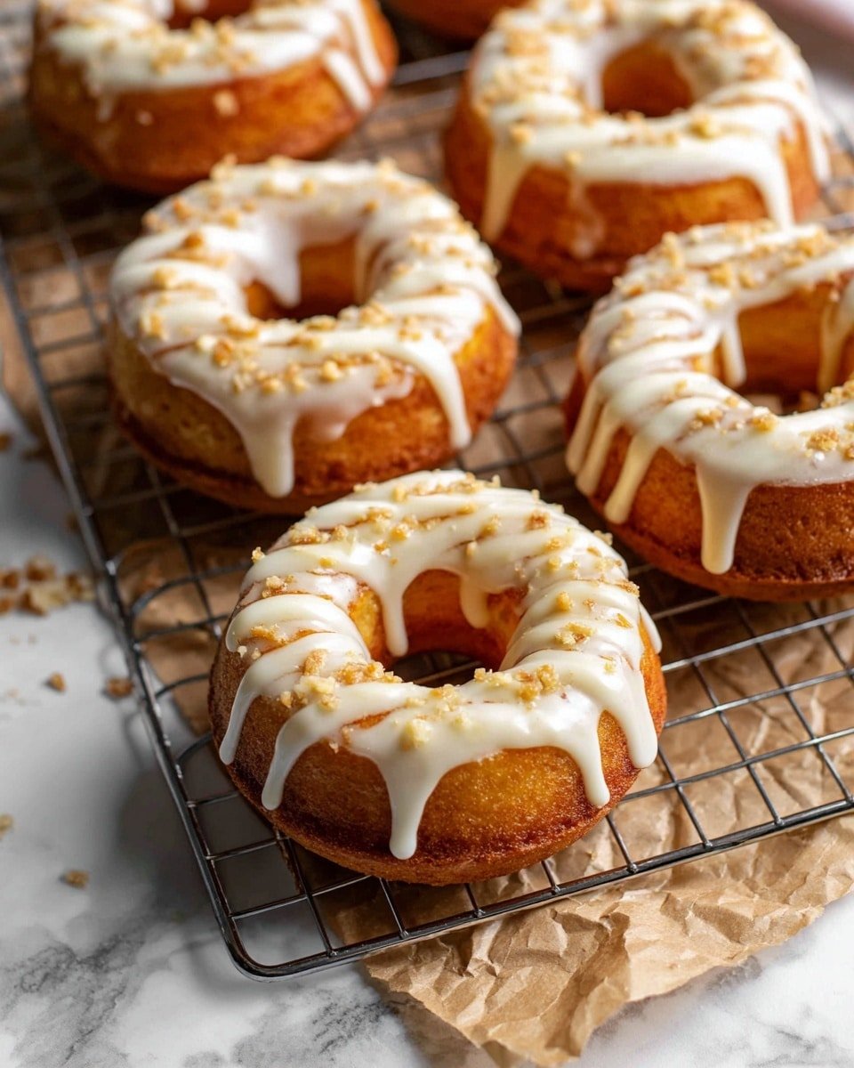 Pumpkin Spice Cheesecake Doughnuts Recipe - Recipe Image — Pumpkin Spice Cheesecake Doughnuts, pumpkin spice doughnuts recipe, autumn-themed doughnuts, creamy cheesecake doughnuts, cozy fall dessert recipes