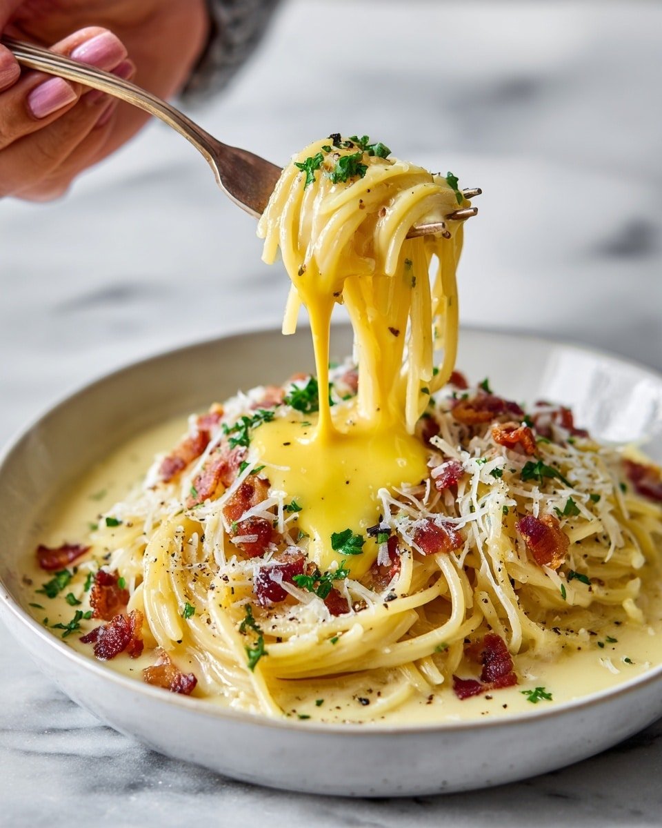 Classic Italian Carbonara Recipe: Easy Creamy Pasta for Dinner Recipe - Recipe Image — Classic Italian Carbonara, Italian pasta dinner, creamy pasta recipe, authentic carbonara dish, easy Italian pasta