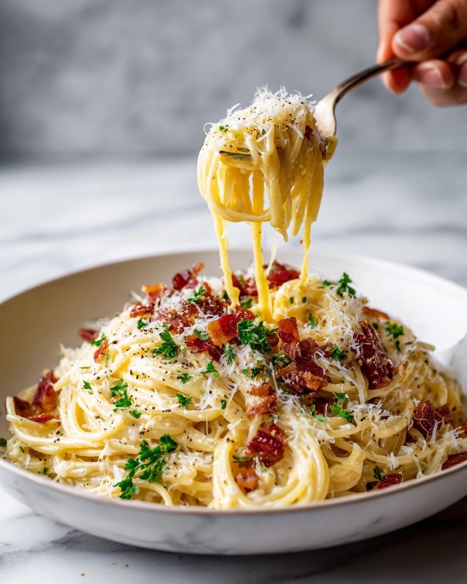 Classic Italian Carbonara Recipe: Easy Creamy Pasta for Dinner Recipe - Recipe Image — Classic Italian Carbonara, Italian pasta dinner, creamy pasta recipe, authentic carbonara dish, easy Italian pasta