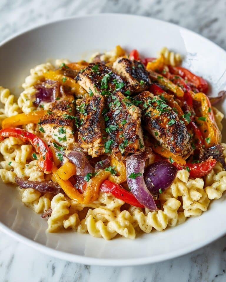 Roasted Pepper Chicken Pasta Recipe