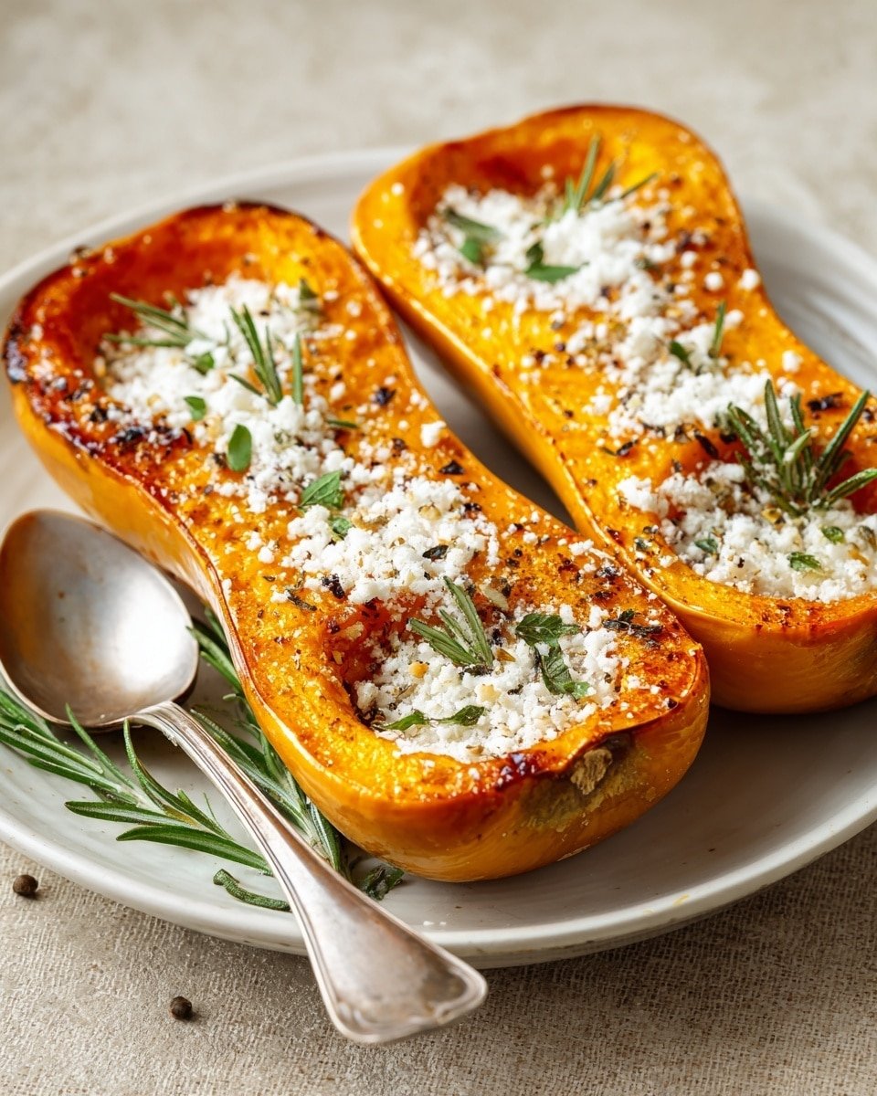 Roasted Honeynut Squash with Parmesan and Herbs Recipe - Recipe Image — Roasted Honeynut Squash with Parmesan and Herbs, honeynut squash recipes, roasted squash side dish, healthy vegetarian squash ideas, fall vegetable recipes