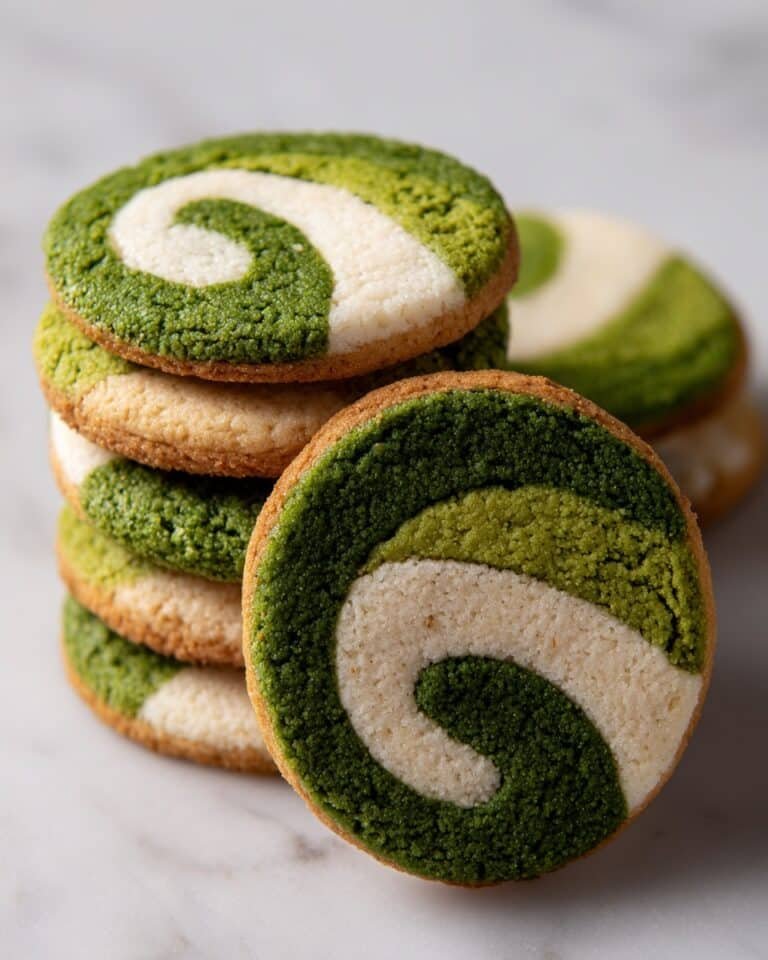 Matcha White Chocolate Swirl Cookies Recipe