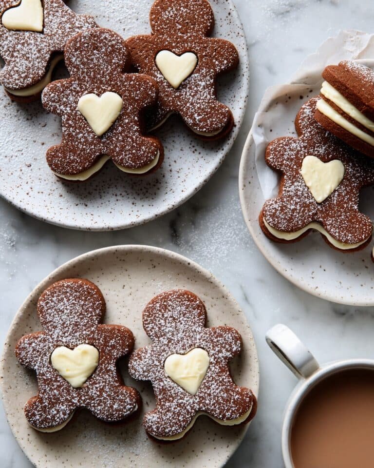 Gingerbread Sandwich Cookies with Ginger Cream Filling Recipe
