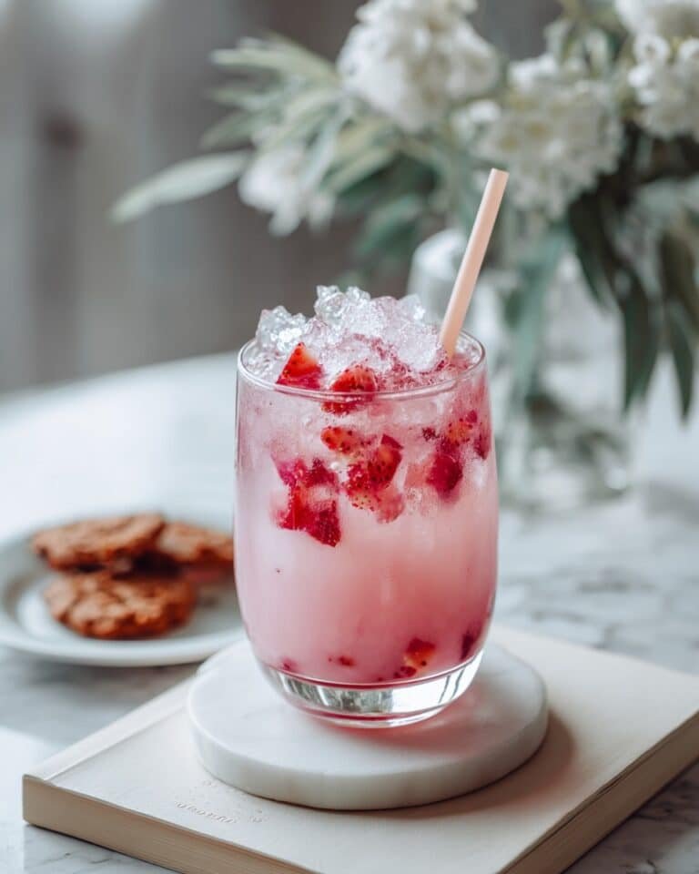 Strawberry Yakult Green Tea Refresher Recipe