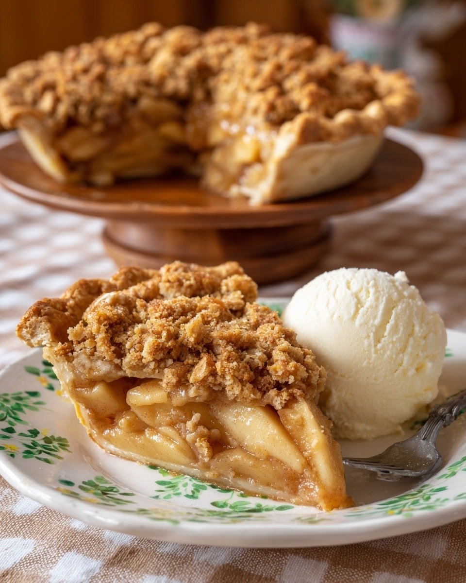 Apple Crumble Tart Recipe - Recipe Image — Apple Crumble Tart, apple crumble tart recipe, homemade apple crumble tart, easy apple tart with crumble, comforting apple dessert