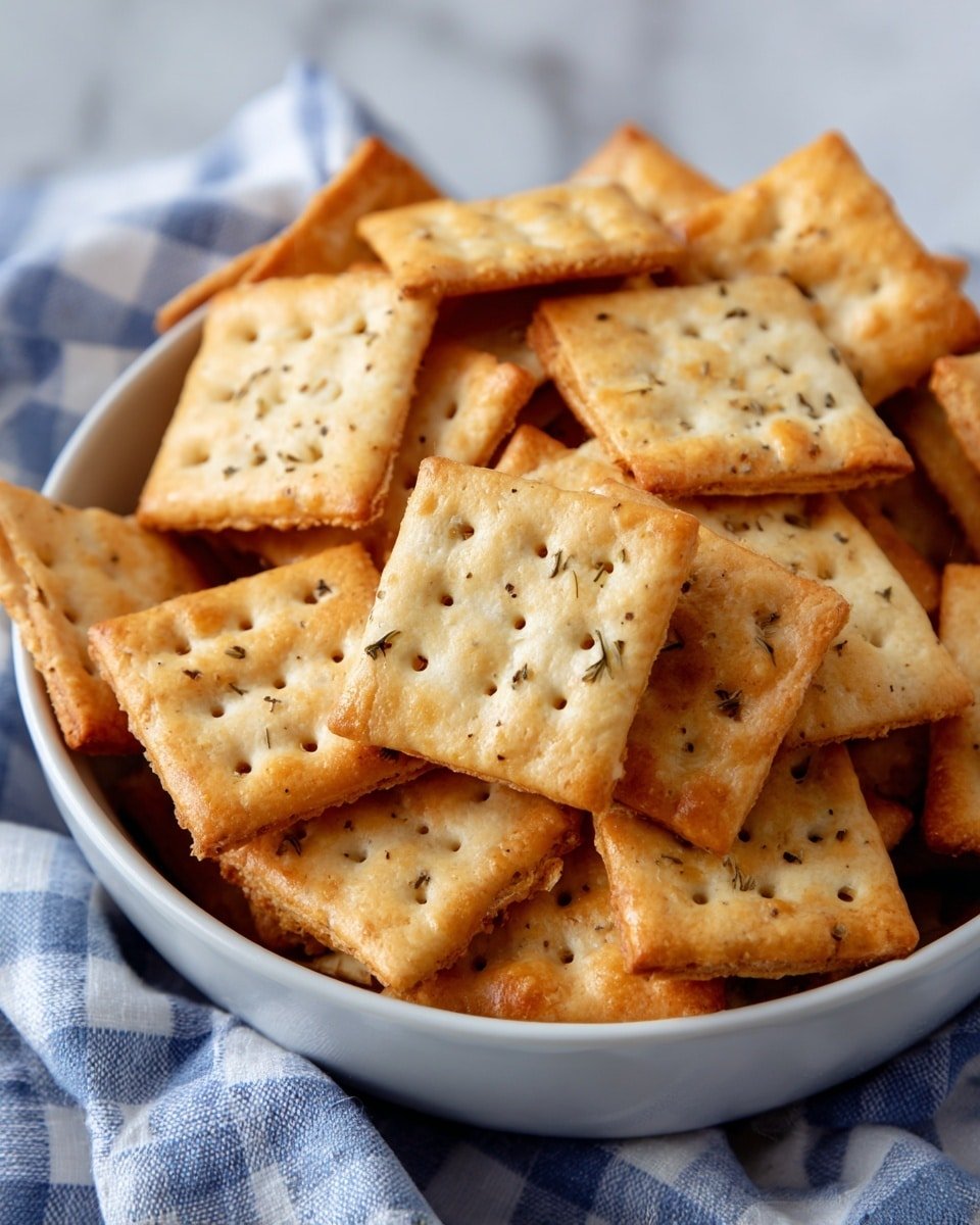 Alabama Fire Crackers Recipe - Recipe Image — Alabama Fire Crackers, spicy snack recipe, crunchy cracker snacks, homemade spicy crackers, easy party snacks