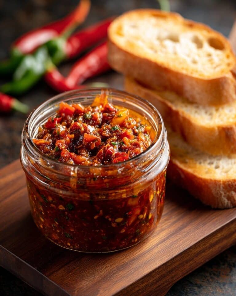 Roasted Eggplant and Pepper Spread (Zacusca) Recipe