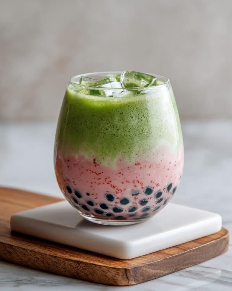 Strawberry Matcha Boba Recipe