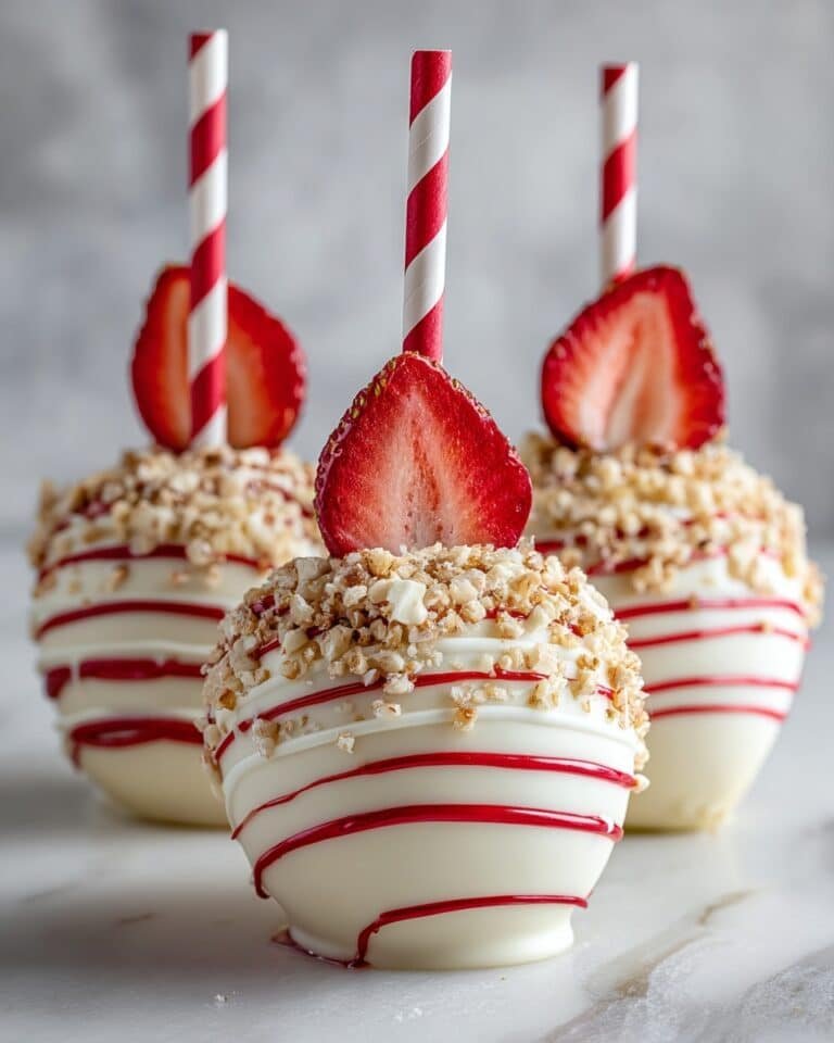 Strawberry Shortcake Candy Apples Recipe