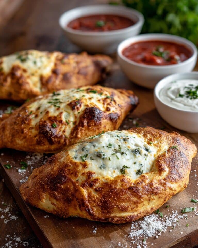 Air Fryer Pepperoni Calzone Pockets Recipe
