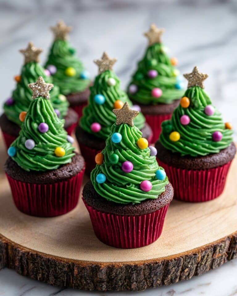 Christmas Tree Cupcakes Recipe