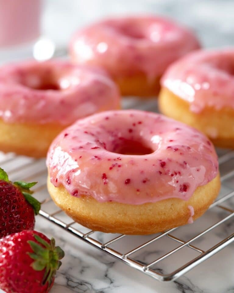 Strawberry Buttermilk Doughnuts Recipe
