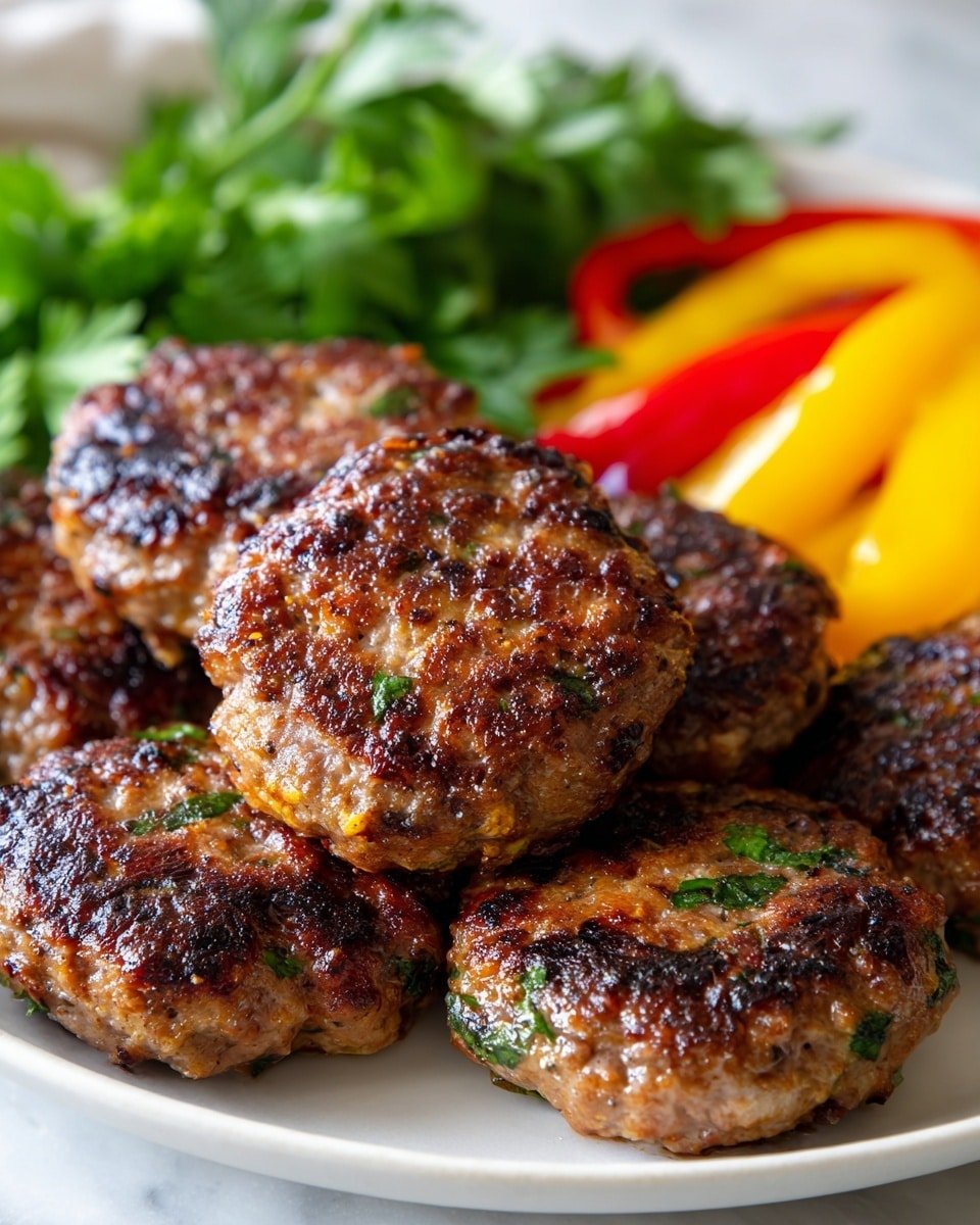 Middle Eastern Kofta Kebabs Recipe - Recipe Image — Middle Eastern Kofta Kebabs, kofta kebabs recipe, grilled meat kebabs, spiced meat skewers, easy Middle Eastern recipes