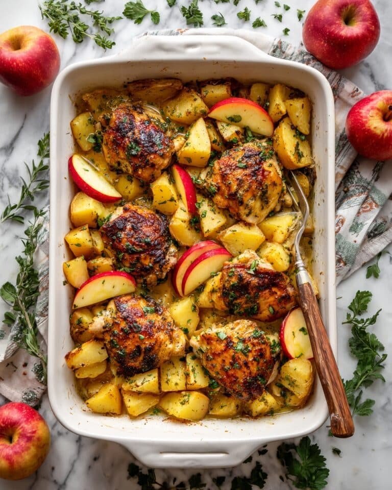Baked Apple Honey Dijon Chicken Breasts Recipe