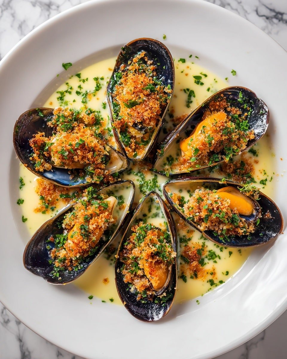 Garlic Butter Mussels Appetizer That Impresses Recipe - Recipe Image — Garlic Butter Mussels Appetizer, Easy Mussel Recipes, Elegant Seafood Starters, Quick Seafood Appetizers, Impress Dinner Party Starters