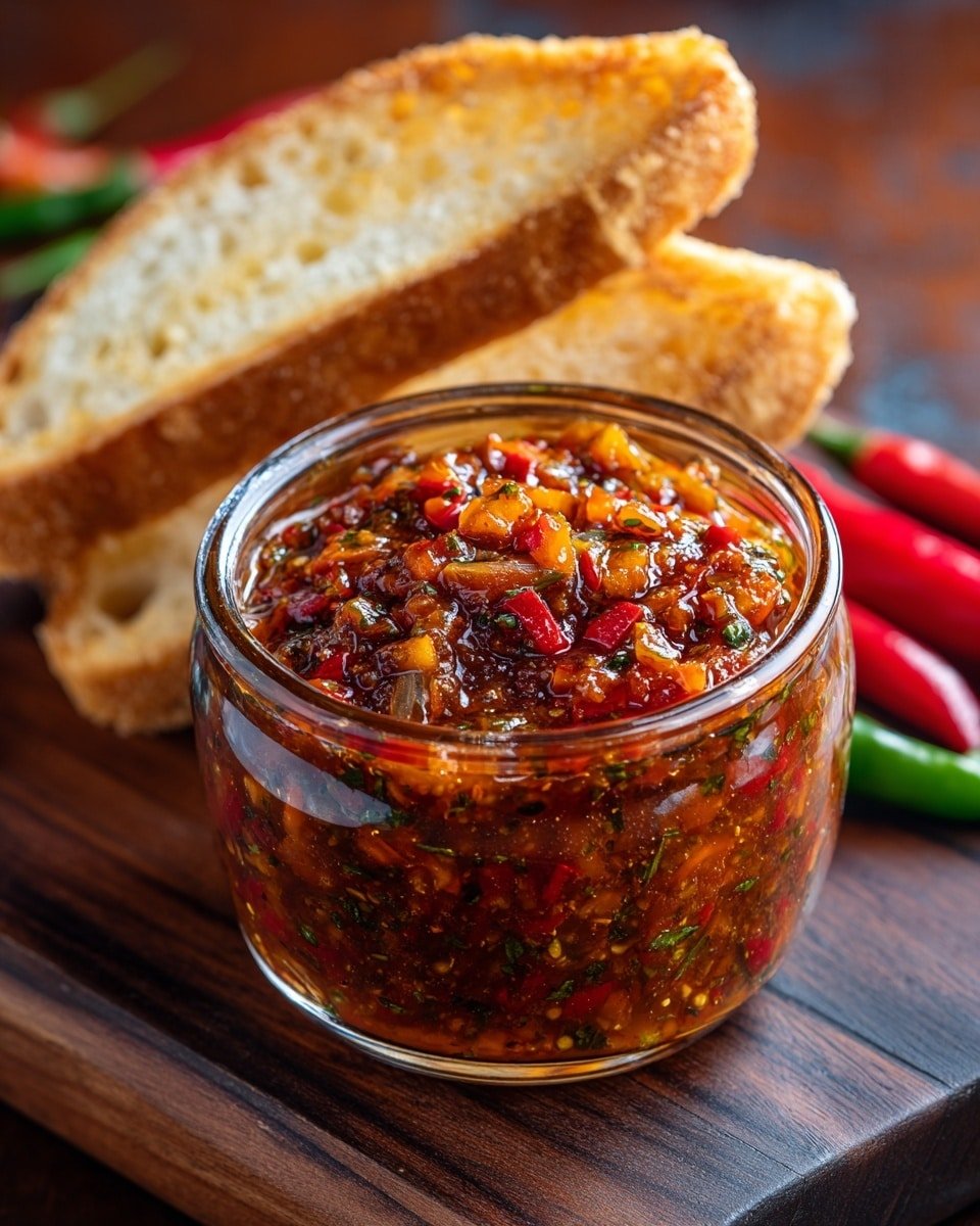 Roasted Eggplant and Pepper Spread (Zacusca) Recipe - Recipe Image — Roasted Eggplant and Pepper Spread Zacusca, eggplant and pepper spread recipe, homemade Zacusca, roasted vegetable spread, traditional Zacusca recipe