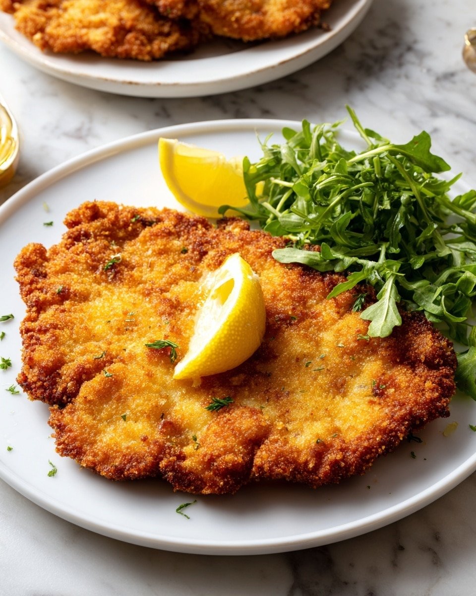 German Pork Schnitzel Recipe - Recipe Image — German Pork Schnitzel, German Schnitzel recipe, crispy pork schnitzel, traditional German schnitzel, easy German schnitzel