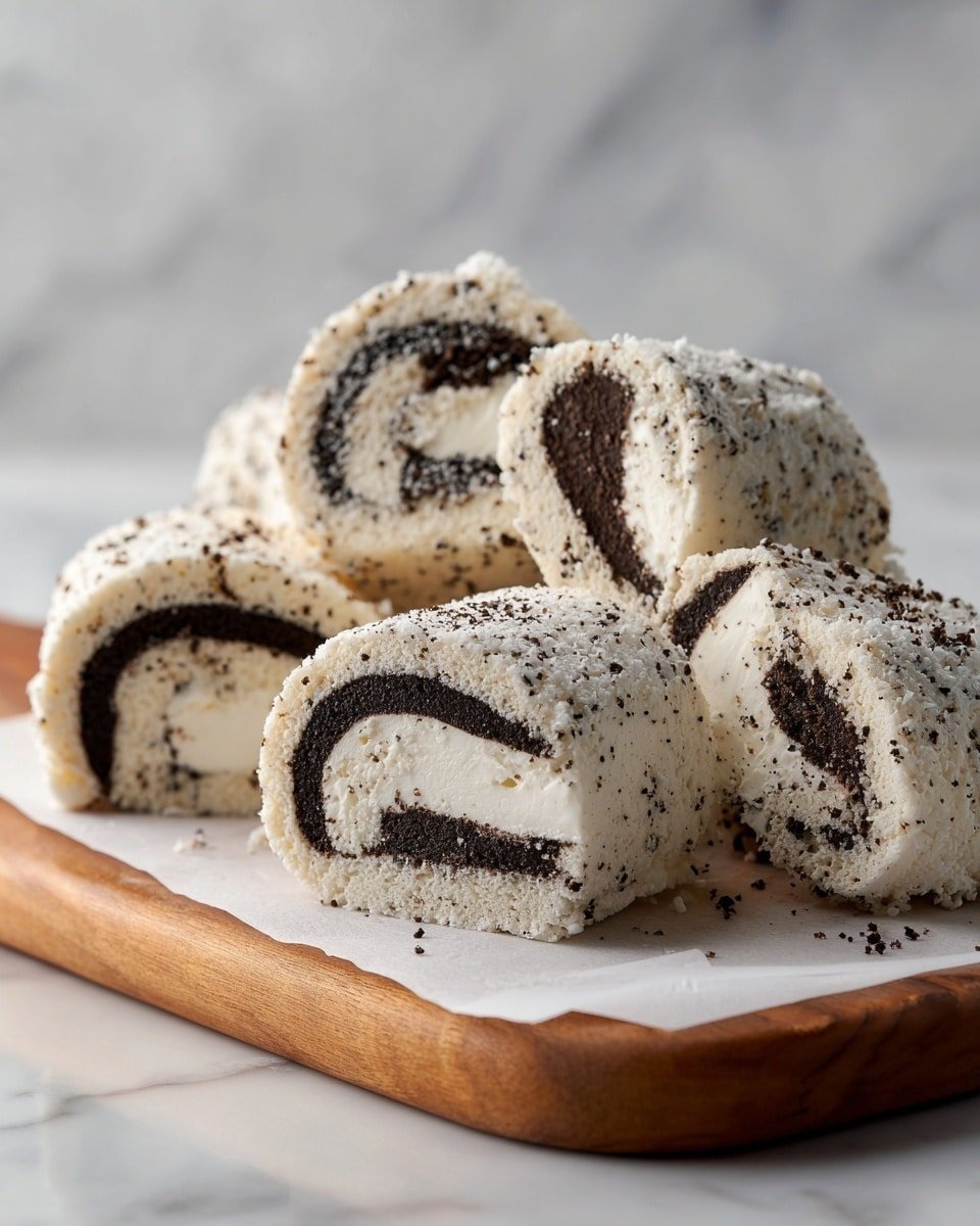 Oreo Sushi: Fun 2-Ingredient Dessert Everyone Will Love Recipe - Recipe Image — Oreo Sushi, 2-Ingredient Dessert, Easy Oreo Dessert, No-Fuss Oreo Treat, Fun Oreo Recipes