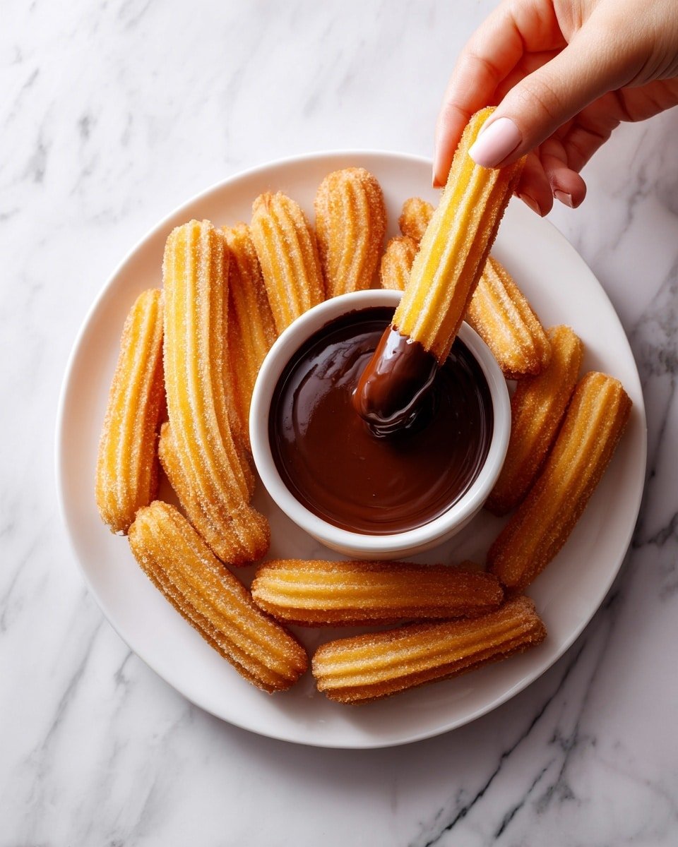 Easy Cinnamon Sugar Churros Recipe for Perfectly Crispy Treats Recipe - Recipe Image — Easy Cinnamon Sugar Churros, crispy churros recipe, homemade cinnamon churros, simple churros with cinnamon sugar, how to make churros at home