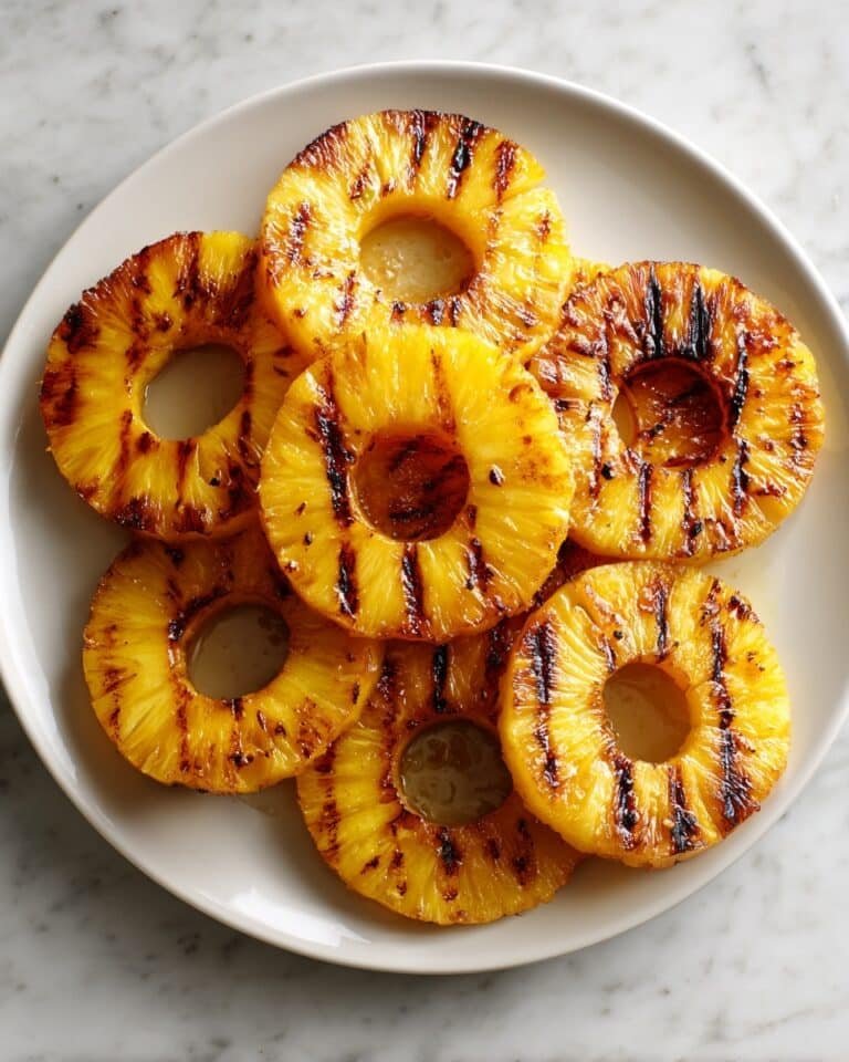 Grilled Pineapple with Cinnamon-Honey Glaze Recipe