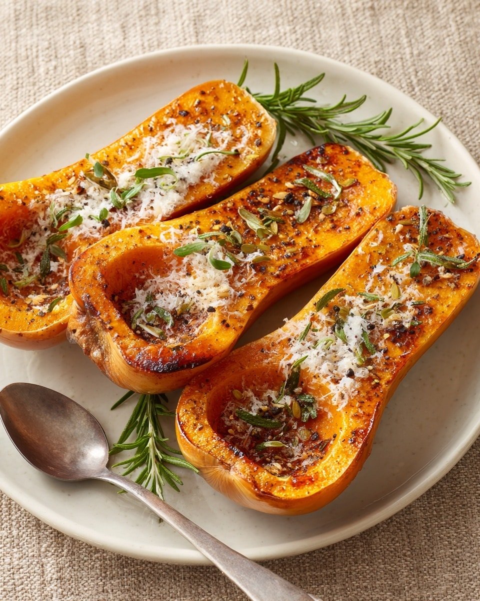 Roasted Honeynut Squash with Parmesan and Herbs Recipe - Recipe Image — Roasted Honeynut Squash with Parmesan and Herbs, honeynut squash recipes, roasted squash side dish, healthy vegetarian squash ideas, fall vegetable recipes