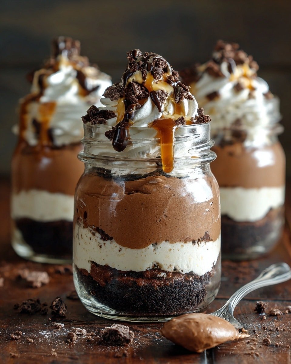 Dulce de Leche and Chocolate Mousse Jars Recipe