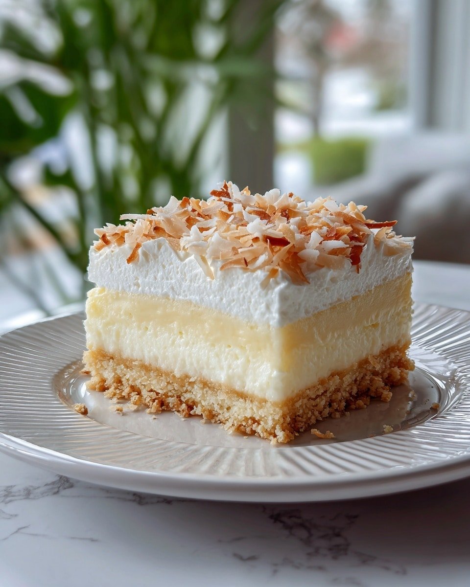 No-bake Coconut Cream Lush Recipe