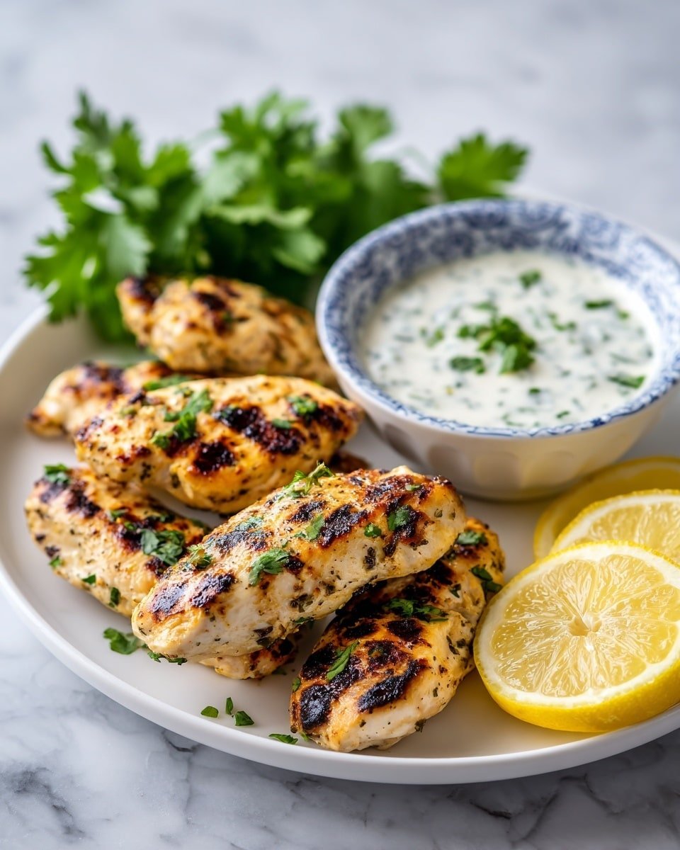 Juicy Middle Eastern Grilled Chicken with Toum Recipe - Recipe Image — Juicy Middle Eastern Grilled Chicken with Toum, Middle Eastern Chicken Recipe, Grilled Chicken with Garlic Sauce, Bone-in Chicken with Toum, flavorful Middle Eastern chicken