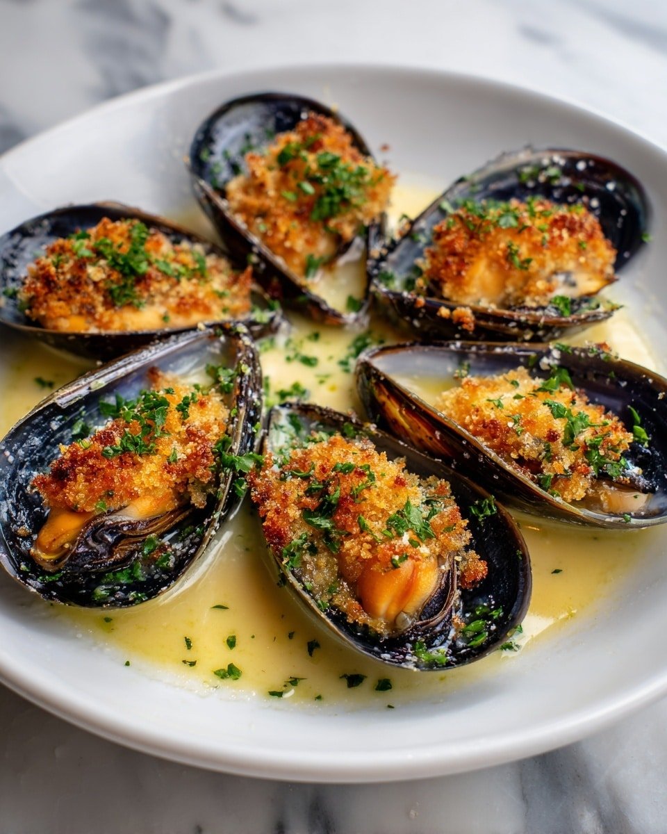 Garlic Butter Mussels Appetizer That Impresses Recipe - Recipe Image — Garlic Butter Mussels Appetizer, Easy Mussel Recipes, Elegant Seafood Starters, Quick Seafood Appetizers, Impress Dinner Party Starters