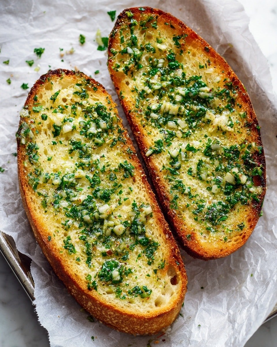 The Best Garlic Bread You'll Ever Eat Recipe - Recipe Image — The Best Garlic Bread You'll Ever Eat, garlic bread recipe, homemade garlic bread, easy garlic bread, perfect garlic bread