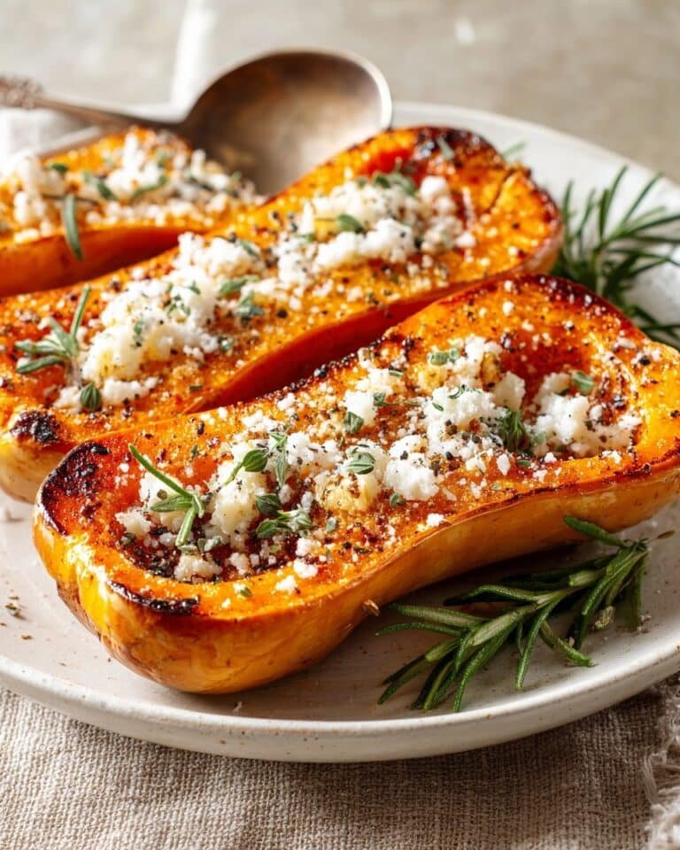 Roasted Honeynut Squash with Parmesan and Herbs Recipe