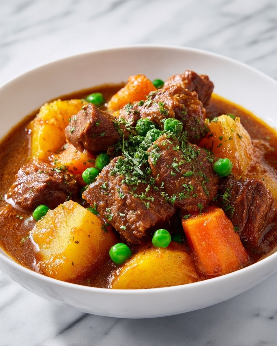 Classic Beef Stew Recipe - Recipe Image — Classic Beef Stew, hearty beef stew recipe, easy beef stew, comforting beef stew, homemade beef stew