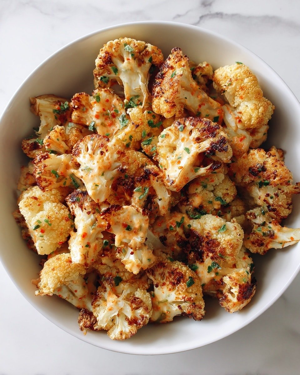 Moroccan Roasted Cauliflower with Tahini-Honey Drizzle Recipe - Recipe Image — Moroccan Roasted Cauliflower with Tahini-Honey Drizzle, roasted cauliflower recipes, Moroccan vegetable dishes, tahini honey sauce, easy vegan side dishes