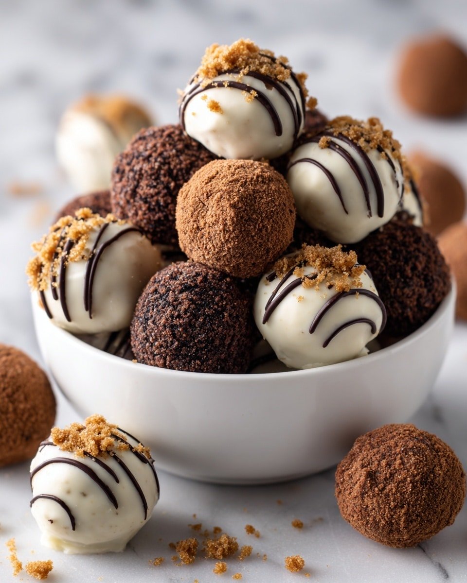 Easy Oreo Balls Recipe - Recipe Image — Easy Oreo Balls, Oreo Balls dessert, no-bake Oreo treats, chocolate-covered Oreo balls, quick Oreo snack