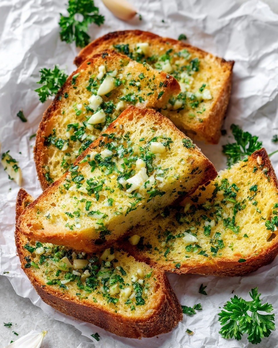 The Best Garlic Bread You'll Ever Eat Recipe - Recipe Image — The Best Garlic Bread You'll Ever Eat, garlic bread recipe, homemade garlic bread, easy garlic bread, perfect garlic bread