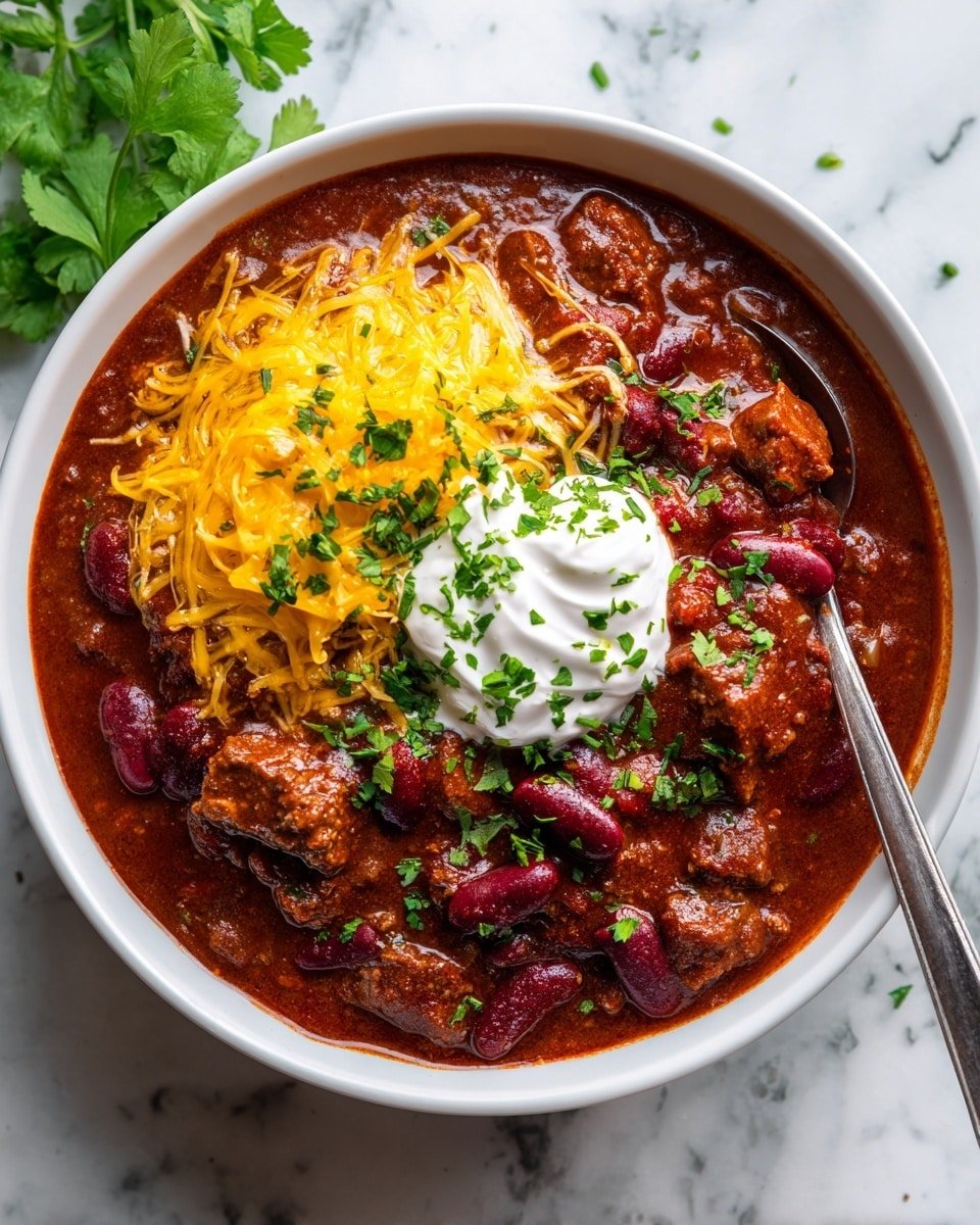 Hearty Classic Chili Con Carne Recipe - Recipe Image — Hearty Classic Chili Con Carne, hearty chili recipe, easy chili con carne, comforting beef chili, homemade chili recipe