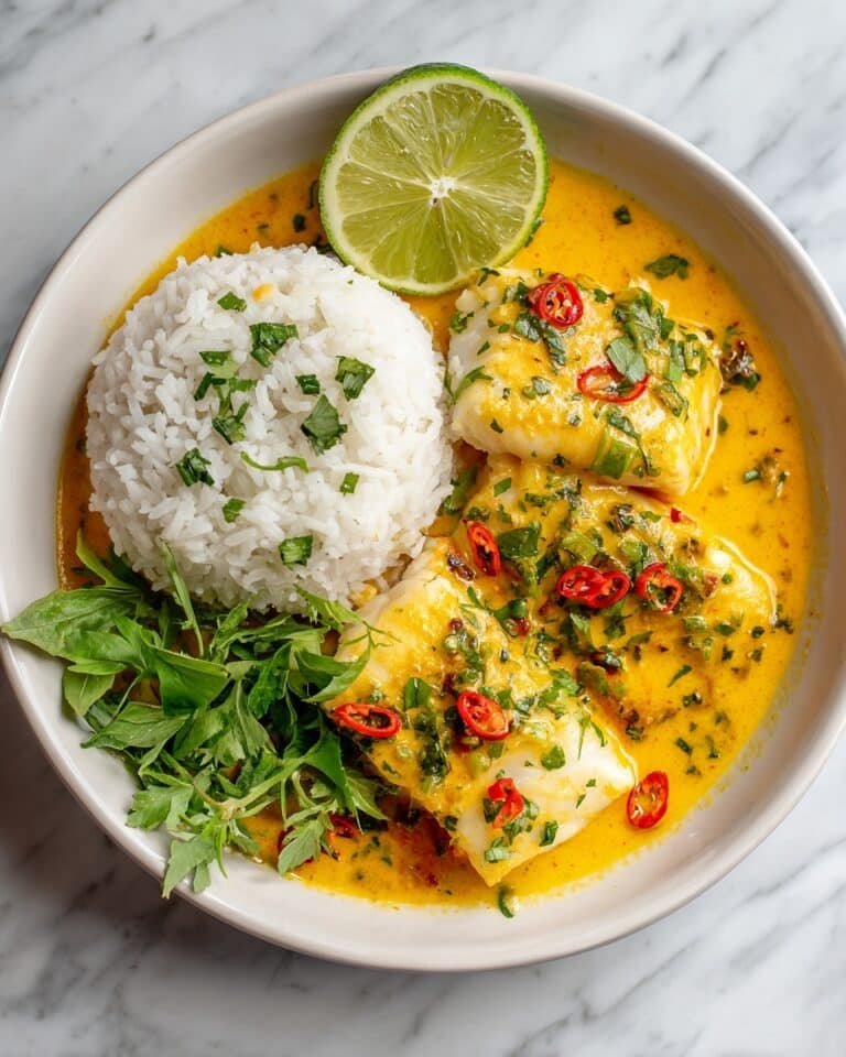 Coconut Lime Fish Curry with Jasmine Rice Recipe