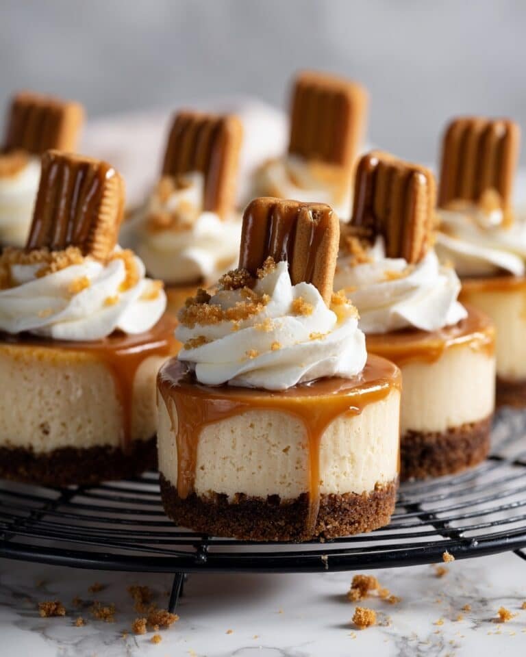 Mini Biscoff Cheesecakes Recipe