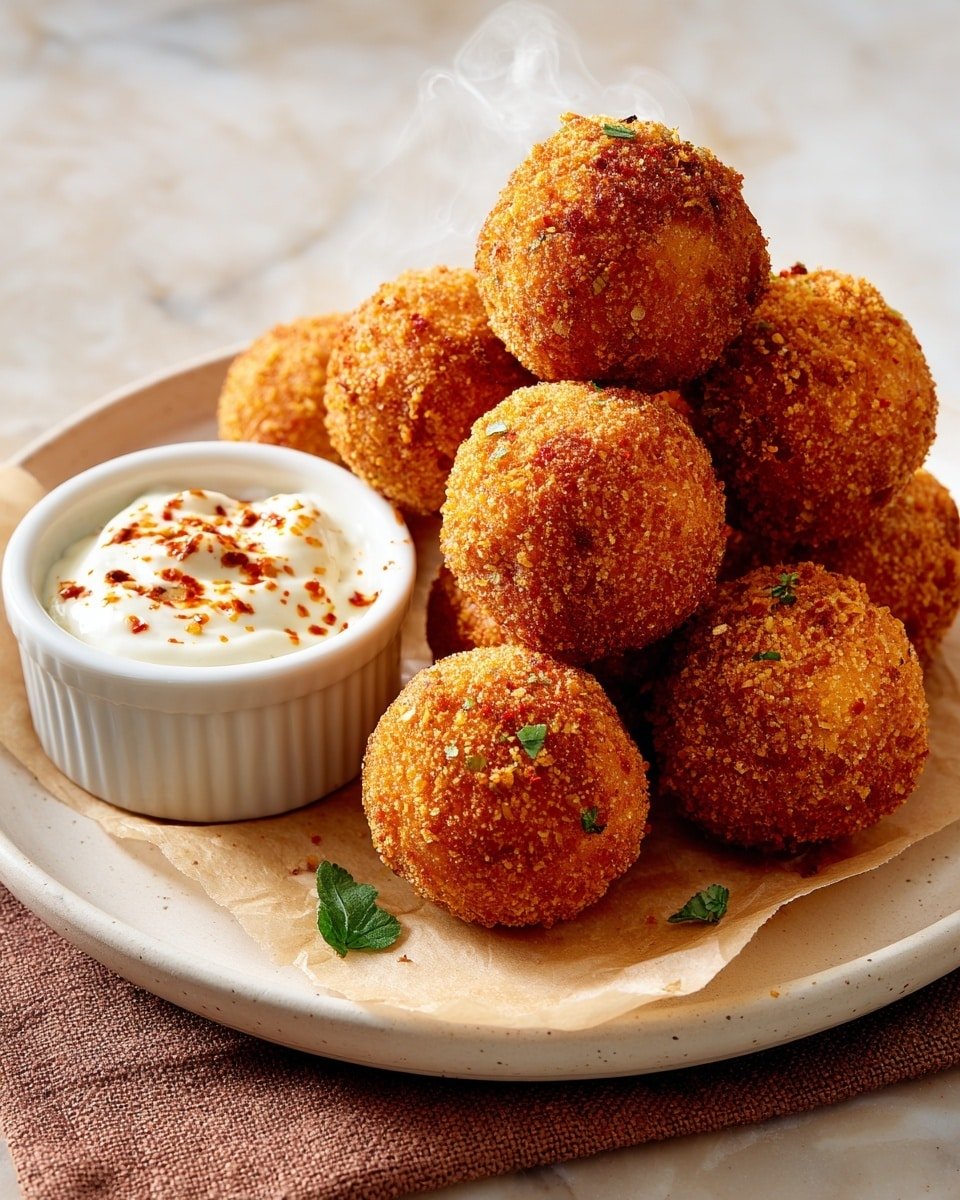 Easy Bloomin’ Onion Bites with Zesty Dipping Sauce Recipe - Recipe Image — Easy Bloomin’ Onion Bites, crispy onion appetizer, zesty dipping sauce, homemade onion snack, quick onion bites recipe