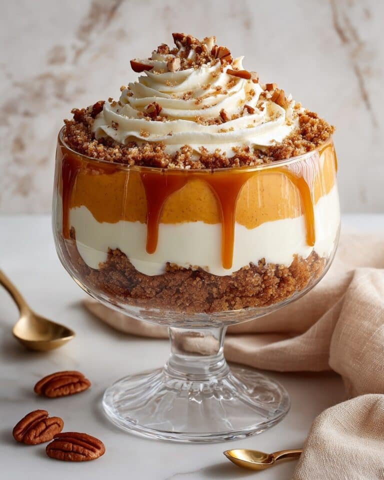 Maple Pecan & Pumpkin Cheesecake Trifle (No-Bake) Recipe