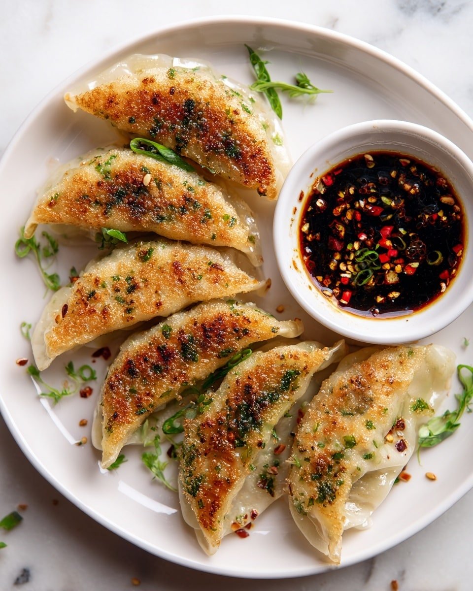 Crispy Shrimp & Chicken Rice Paper Dumplings with Dipping Sauce Recipe