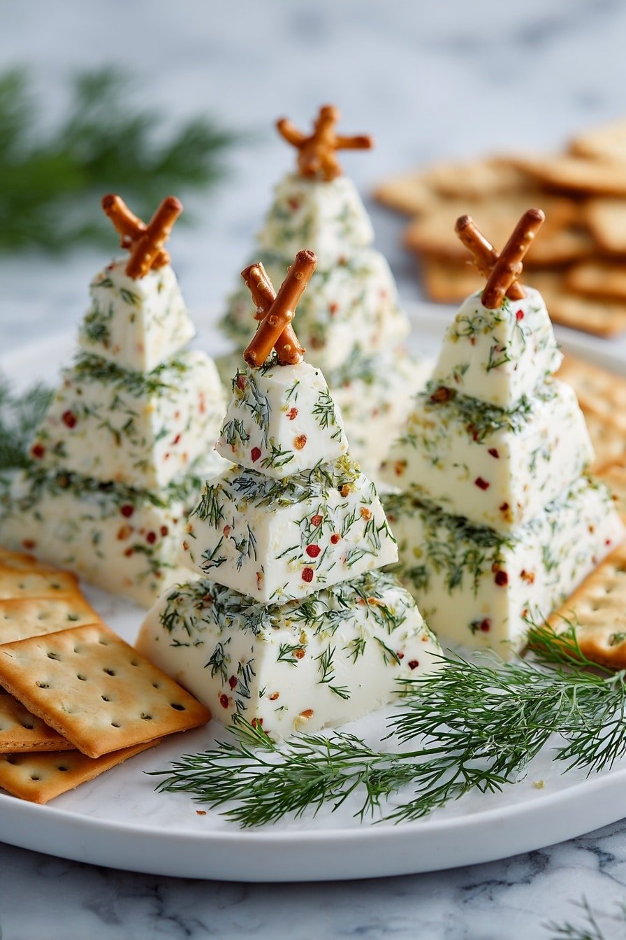 Christmas Tree Cheese Bites Recipe - Article Image 2 — Christmas Tree Cheese Bites, festive appetizer ideas, holiday cheese snacks, easy Christmas party appetizers, cute holiday finger foods