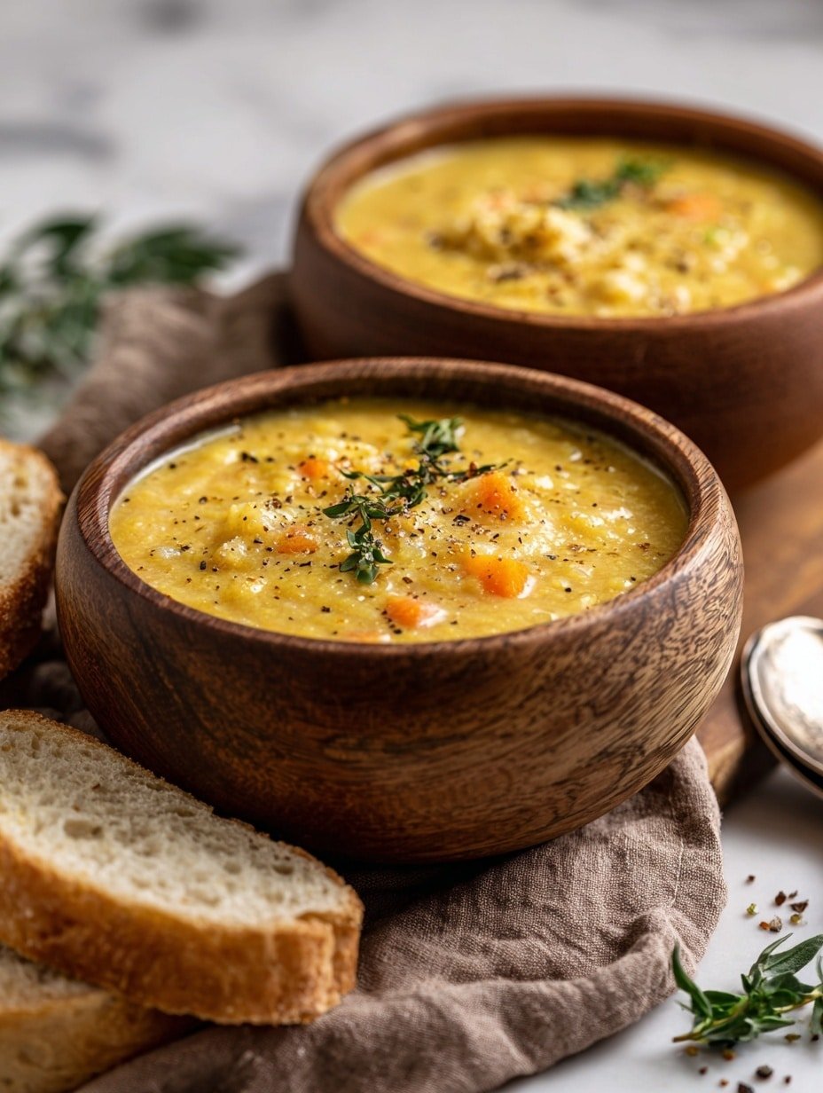 Delicious Split Pea Soup Recipe - Article Image 1 — Delicious Split Pea Soup, split pea soup recipe, hearty pea soup, savory split pea soup, comforting pea soup