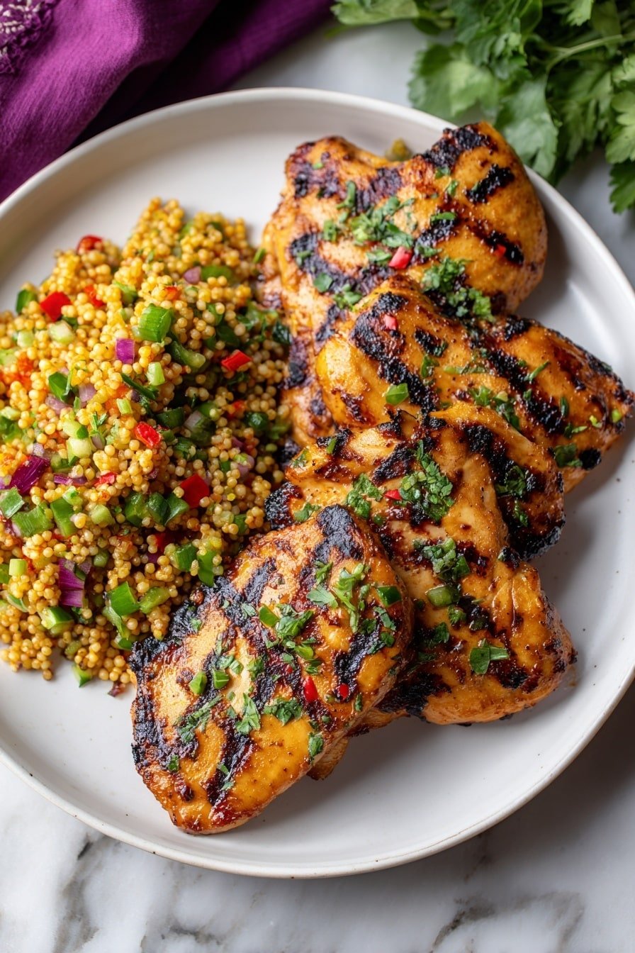 Moroccan Spiced Grilled Chicken Recipe - Article Image 2 — Moroccan Spiced Grilled Chicken, Moroccan Chicken recipes, grilled chicken with Moroccan spices, exotic grilled chicken, flavorful chicken dinner