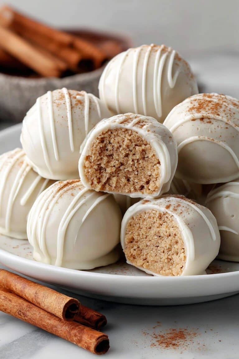 Snickerdoodle Truffles with Chocolate Recipe