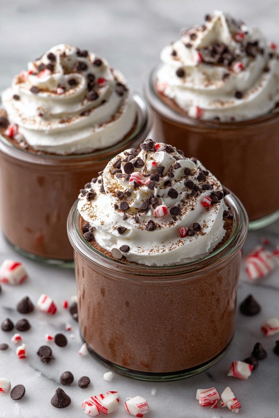 Peppermint Chocolate Greek Yogurt Mousse Recipe - Article Image 1 — Peppermint Chocolate Greek Yogurt Mousse, Greek Yogurt Dessert, Healthy Peppermint Chocolate Treats, Easy Holiday Mousse, Light Chocolate Mint Dessert