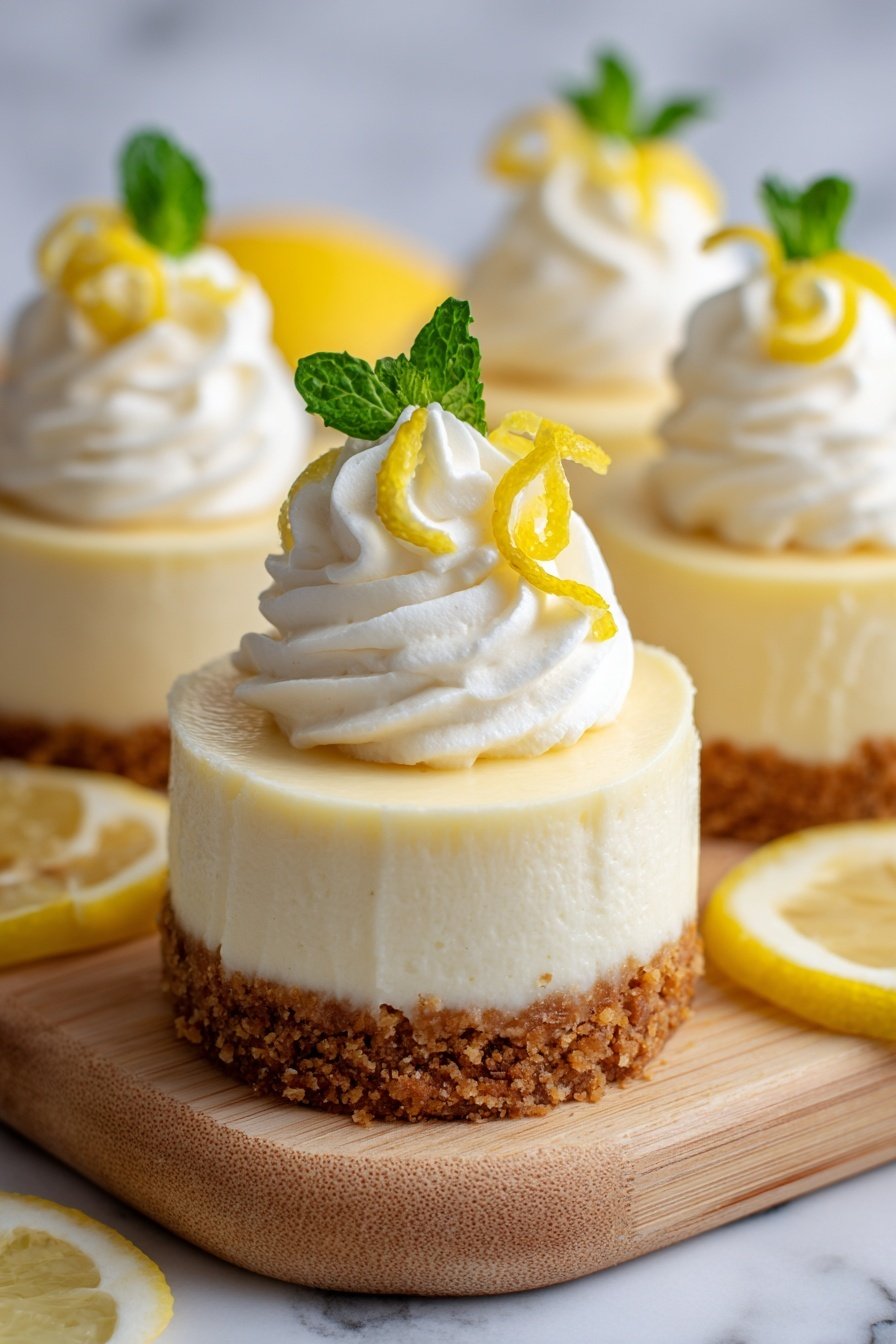 Mini Lemon Cheesecake Bites Recipe - Article Image 2 — Mini Lemon Cheesecake Bites, lemon cheesecake dessert, no-bake mini cheesecakes, citrus cheesecake bites, simple lemon cheesecake treat
