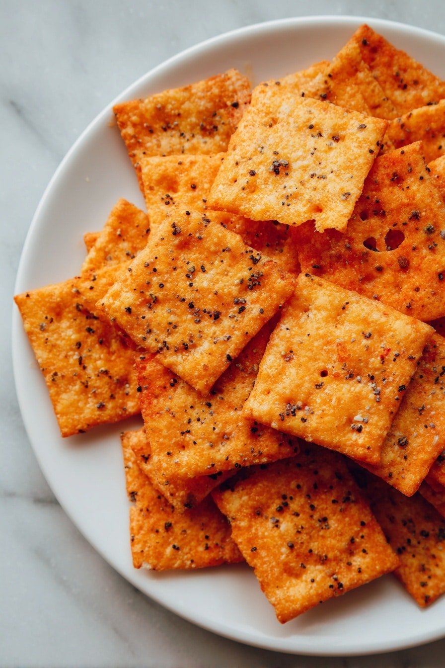 Cheese Crackers Recipe - Article Image 1 — Cheese Crackers, homemade cheese crackers, cheesy snack recipes, easy cheese cracker recipe, savory cracker snacks